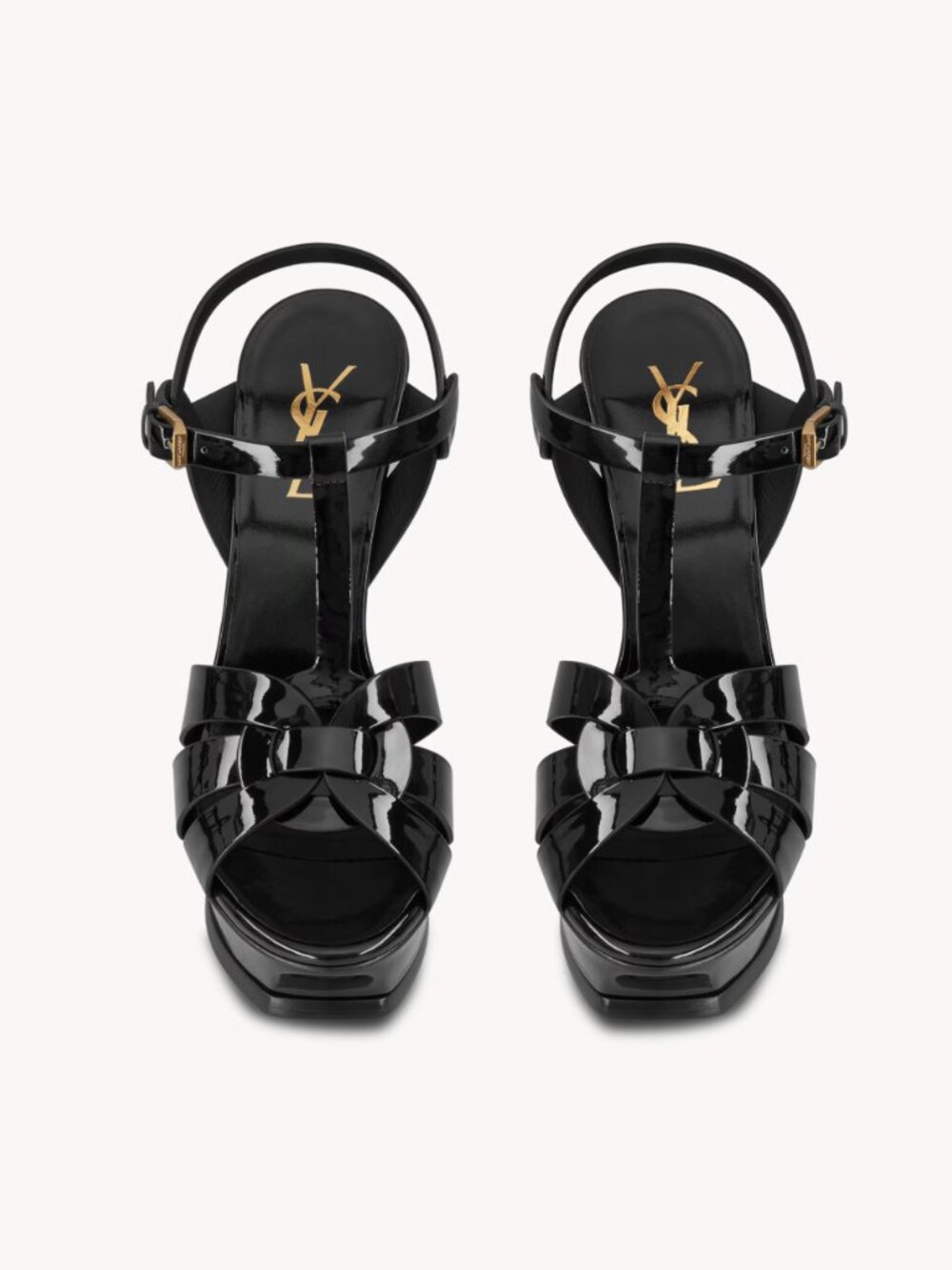 Black Patent YSL Tribute Heels